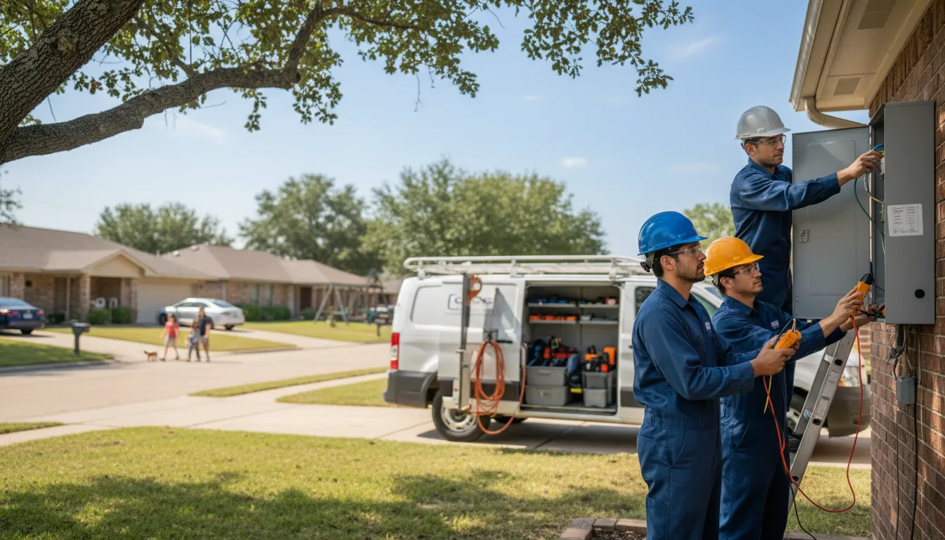 Certified electrician providing emergency electrical services in Corwith, IA